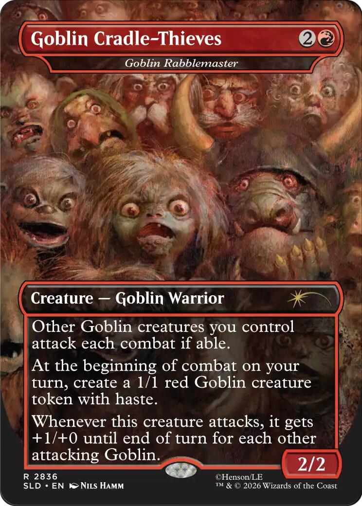Goblin Cradle-Thieves - Goblin Rabblemaster [Secret Lair Drop Series] | Anubis Games and Hobby