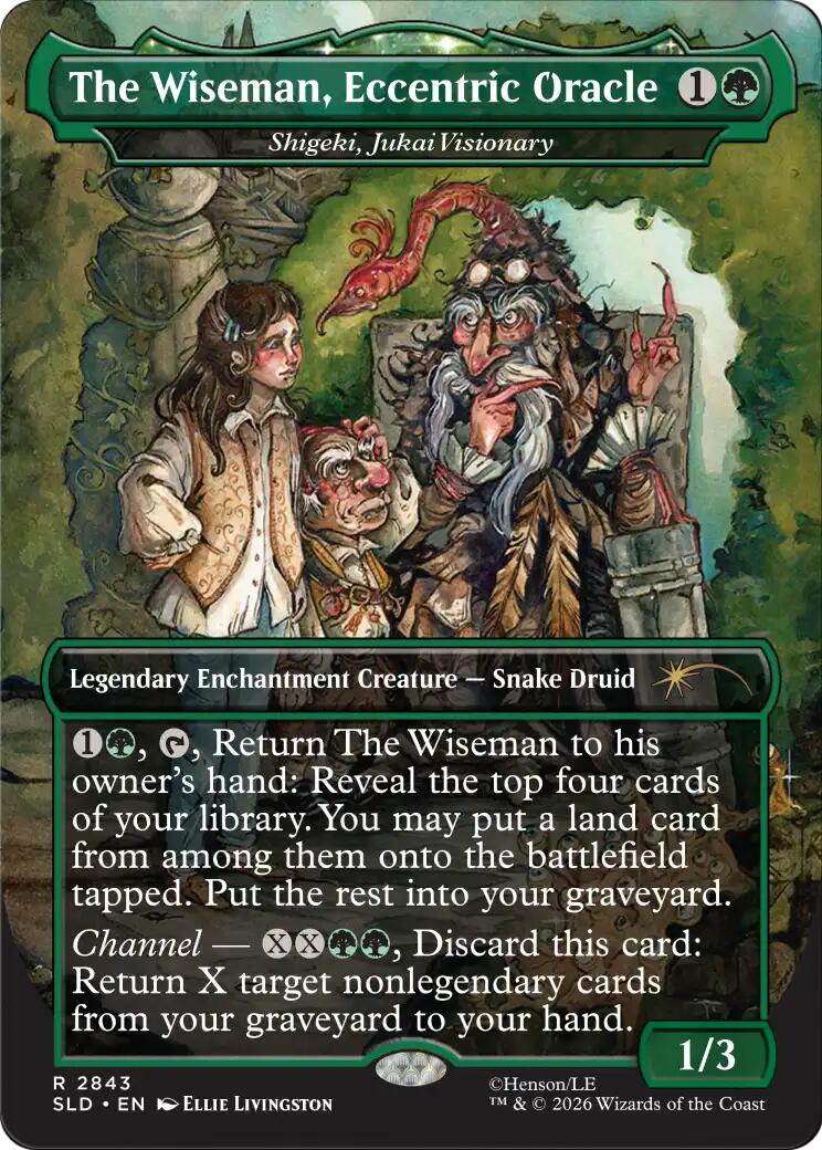 The Wiseman, Eccentric Oracle - Shigeki, Jukai Visionary [Secret Lair Drop Series] | Anubis Games and Hobby