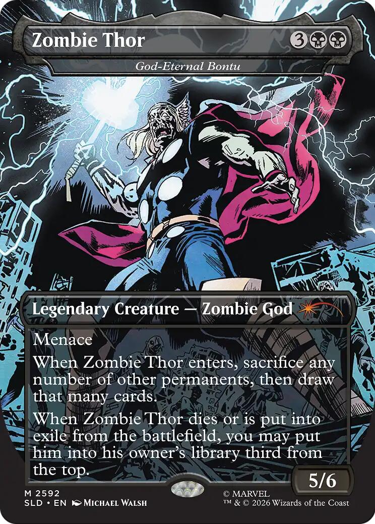 Zombie Thor - God-Eternal Bontu [Secret Lair Drop Series] | Anubis Games and Hobby