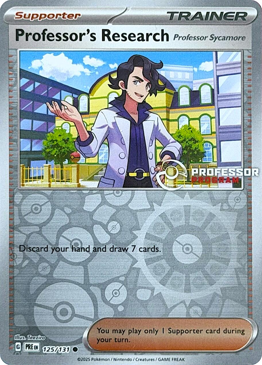 Professor's Research [Professor Sycamore] - 125/131 [Professor Program Promos] | Anubis Games and Hobby