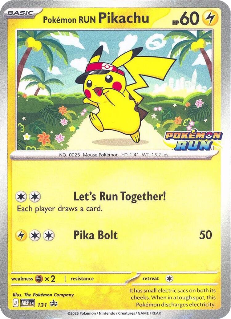 Pokemon Run Pikachu (131) [Miscellaneous Cards] | Anubis Games and Hobby