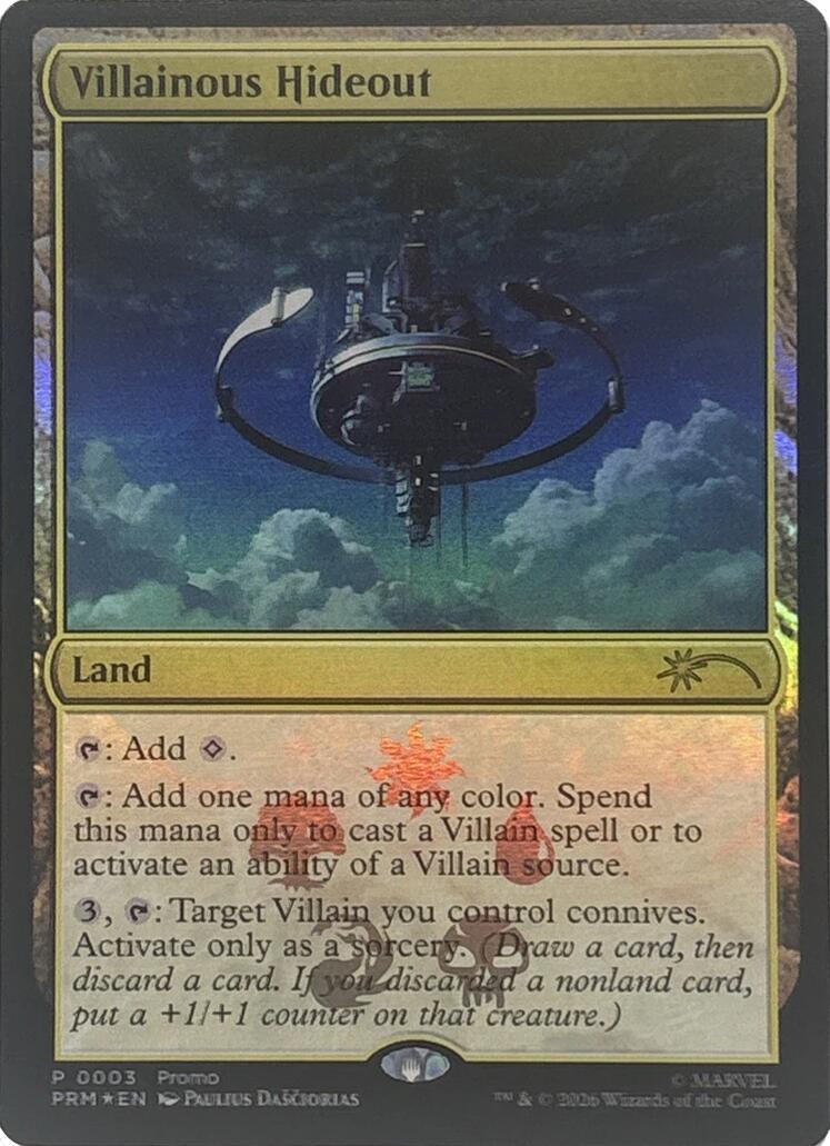 Villainous Hideout [Marvel Super Heroes Promos] | Anubis Games and Hobby
