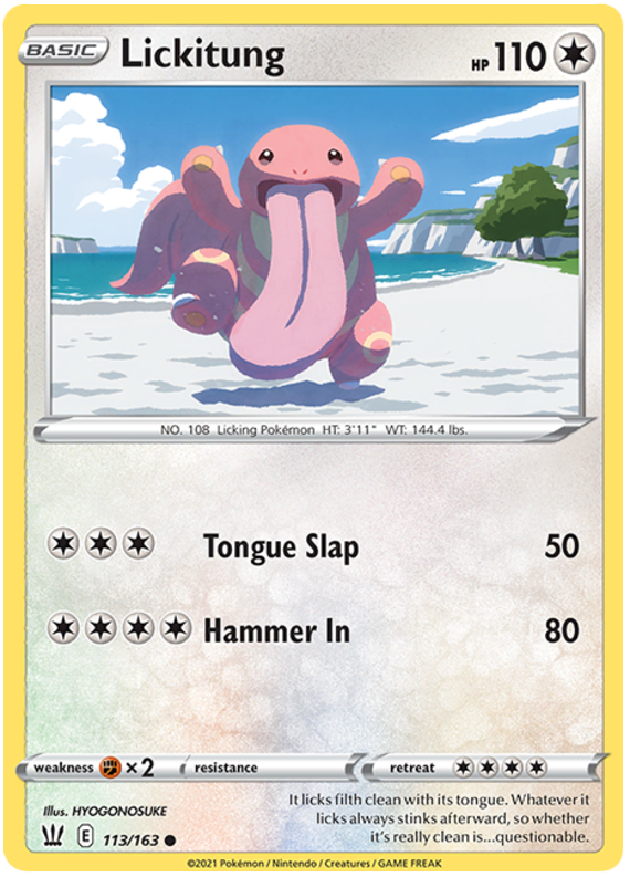 Lickitung (113/163) [Sword & Shield: Battle Styles] | Anubis Games and Hobby