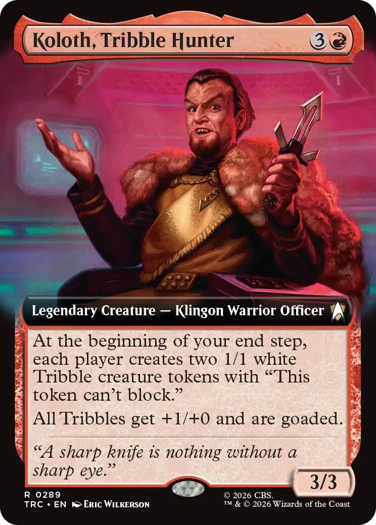 Koloth, Tribble Hunter (Extended Art) [Star Trek Commander] | Anubis Games and Hobby