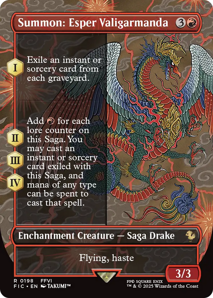 Summon: Esper Valigarmanda (Borderless) [FINAL FANTASY Commander] | Anubis Games and Hobby