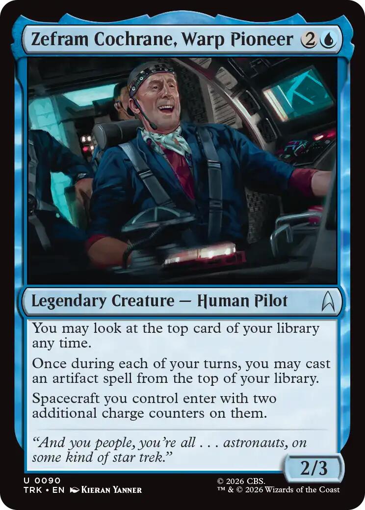 Zephram Cochrane, Warp Pioneer [Star Trek] | Anubis Games and Hobby