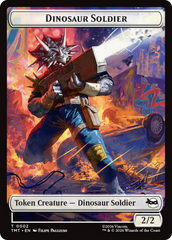 Dinosaur Soldier // Copy Double-Sided Token [Teenage Mutant Ninja Turtles Tokens] | Anubis Games and Hobby
