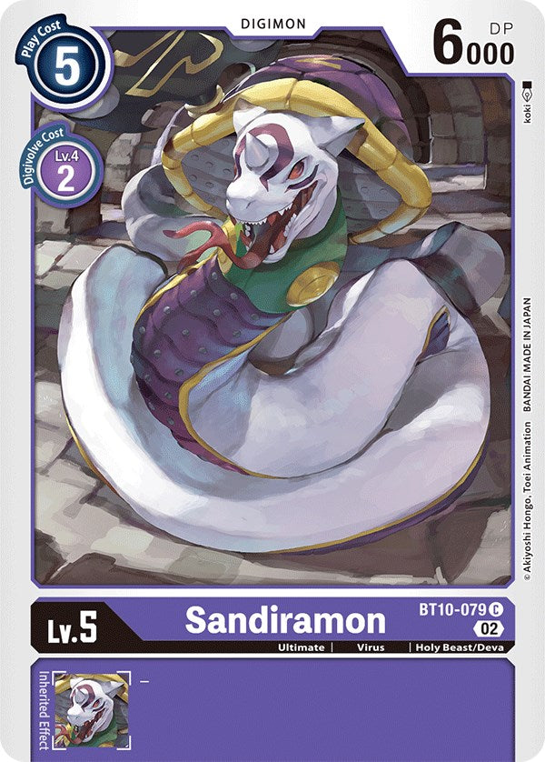 Sandiramon [BT10-079] [Xros Encounter] | Anubis Games and Hobby