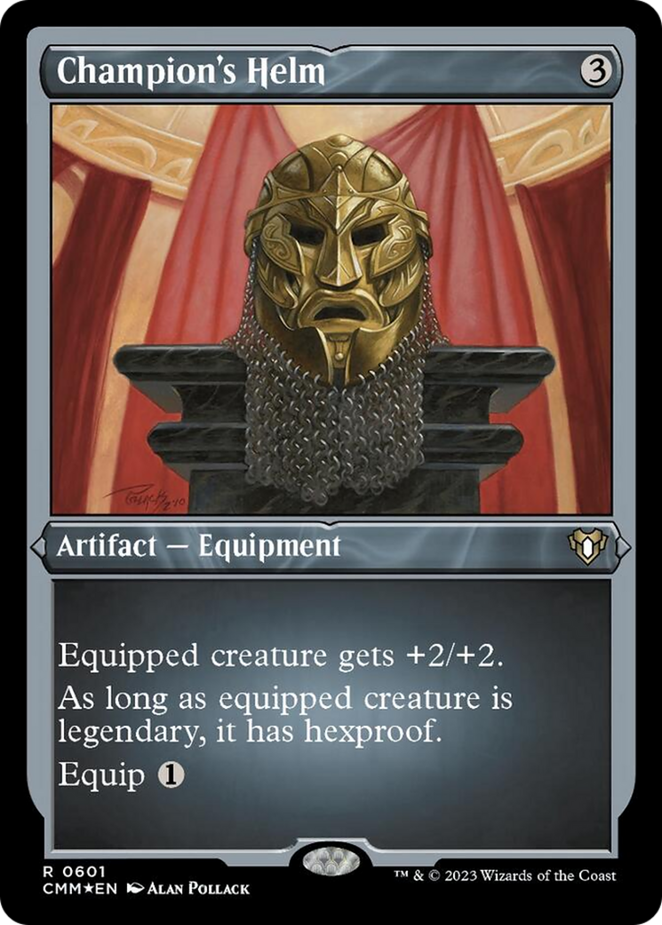 Champion's Helm (Foil Etched) [Commander Masters] | Anubis Games and Hobby