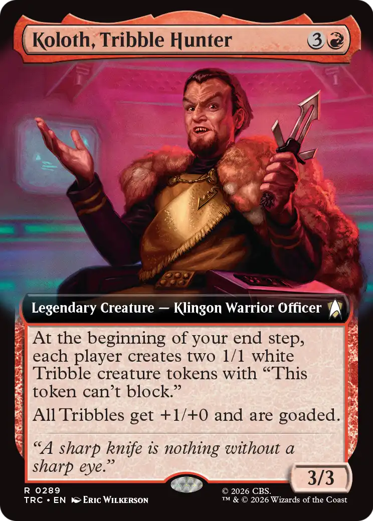 Koloth, Tribble Hunter (Extended Art) [Star Trek] | Anubis Games and Hobby