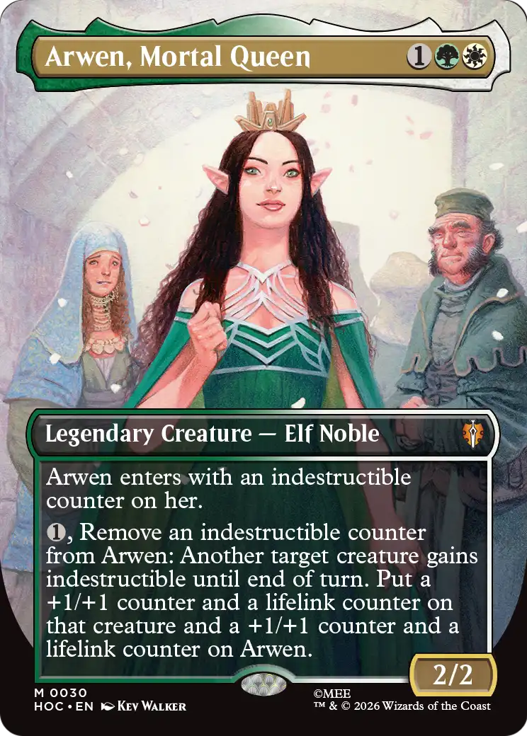 Arwen, Mortal Queen (Borderless) [The Hobbit: Eternal-Legal] | Anubis Games and Hobby
