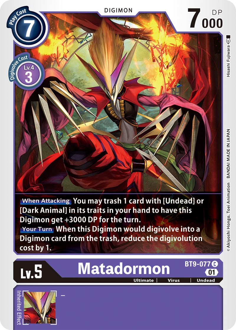 Matadormon [BT9-077] [X Record] | Anubis Games and Hobby