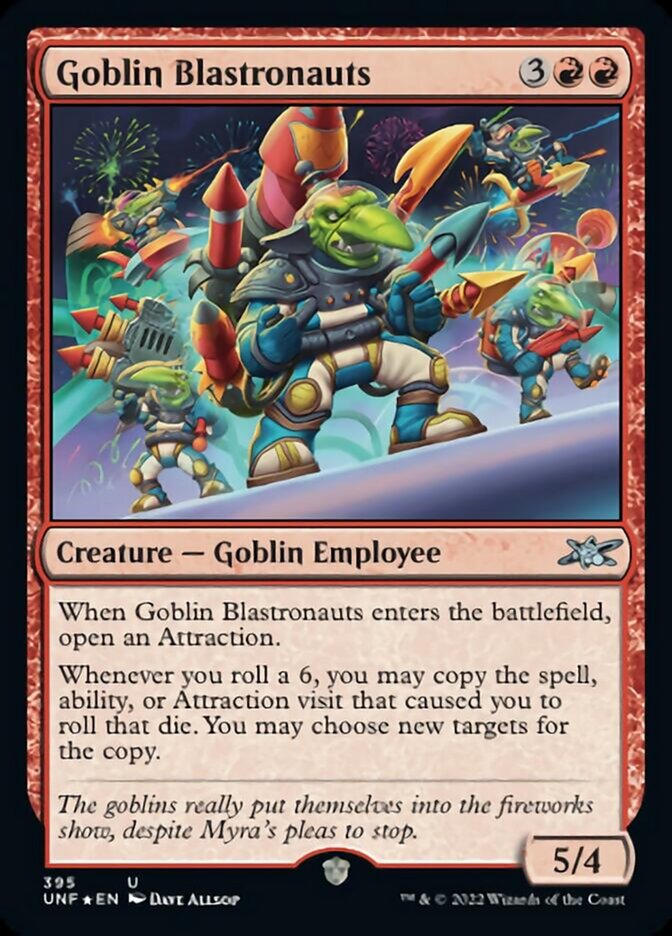 Goblin Blastronauts (Galaxy Foil) [Unfinity] | Anubis Games and Hobby