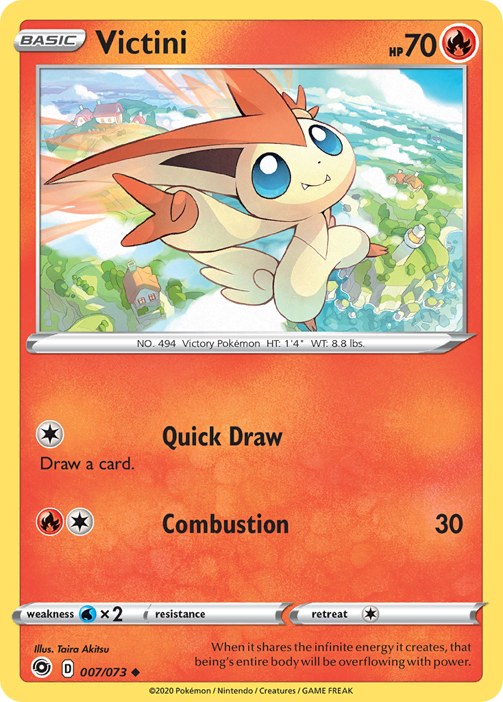 Victini (007/073) [Sword & Shield: Champion's Path] | Anubis Games and Hobby