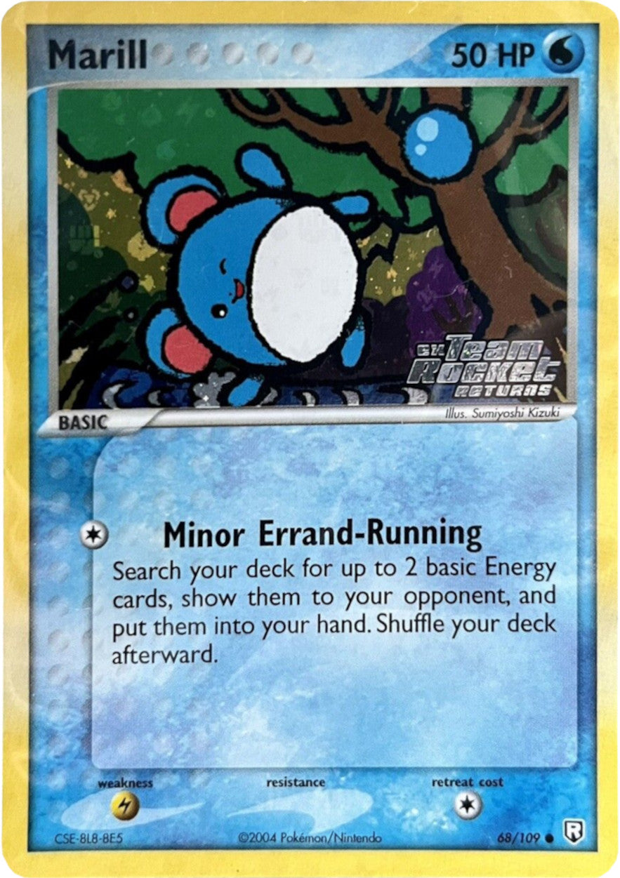 Marill (68/109) (Stamped) [EX: Team Rocket Returns] | Anubis Games and Hobby
