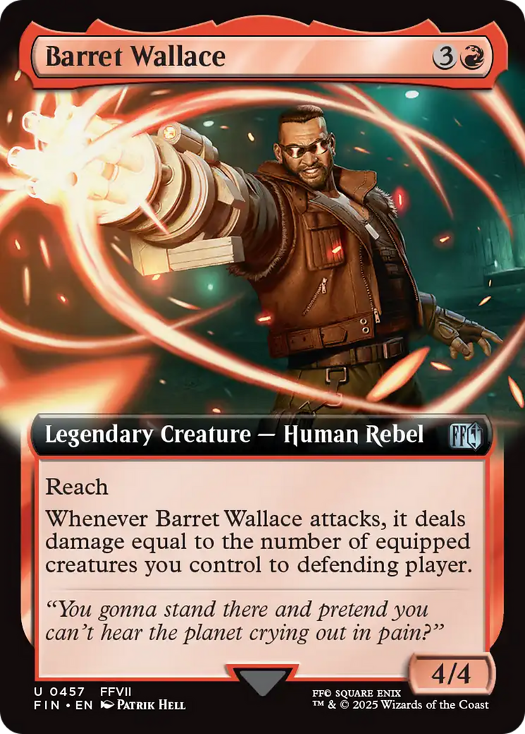 Barret Wallace (Extended Art) [FINAL FANTASY] | Anubis Games and Hobby