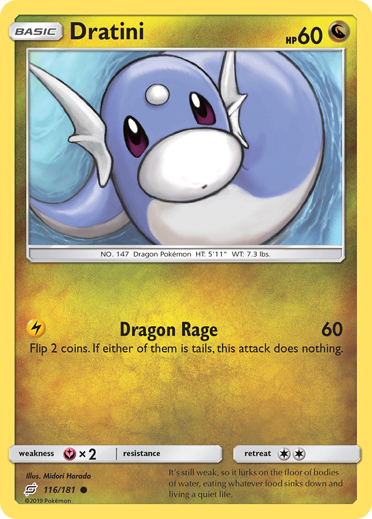 Dratini (116/181) [Sun & Moon: Team Up] | Anubis Games and Hobby