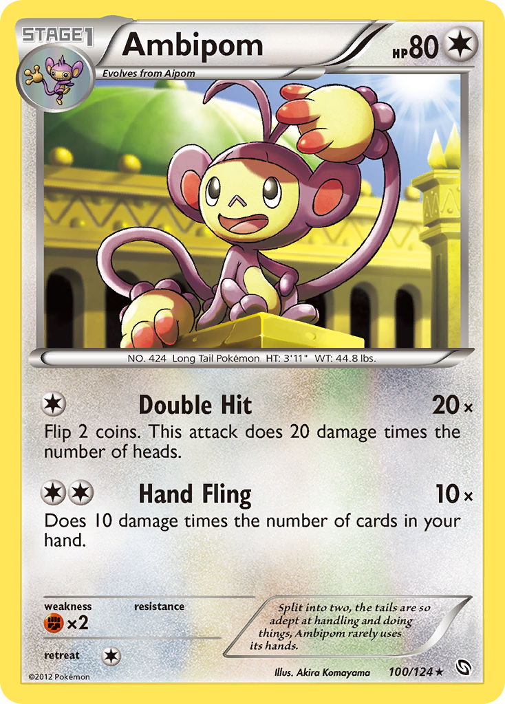 Ambipom (100/124) [Black & White: Dragons Exalted] | Anubis Games and Hobby