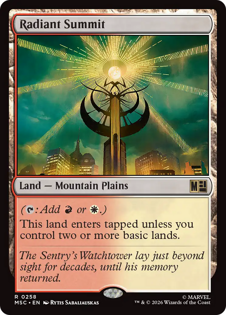 Radiant Summit [Marvel Super Heroes Commander] | Anubis Games and Hobby