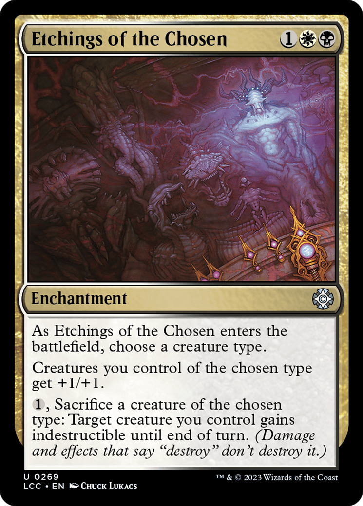 Etchings of the Chosen [The Lost Caverns of Ixalan Commander] | Anubis Games and Hobby