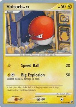 Voltorb LV.29 (117/132) (Intimidation - Tristan Robinson) [World Championships 2008] | Anubis Games and Hobby