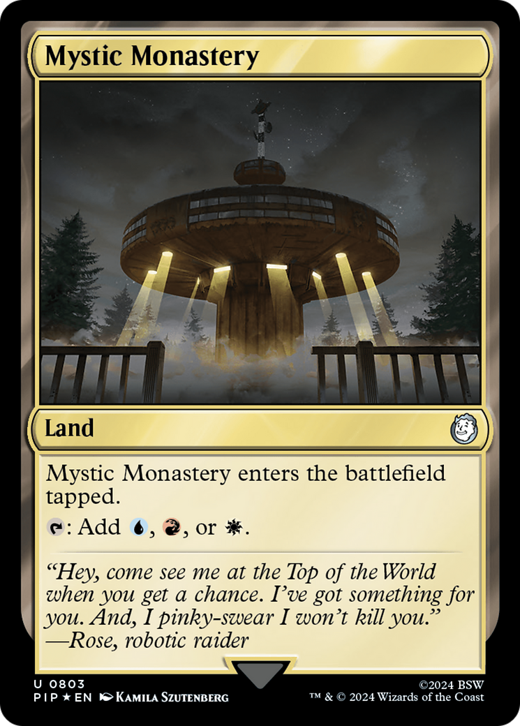 Mystic Monastery (Surge Foil) [Fallout] | Anubis Games and Hobby