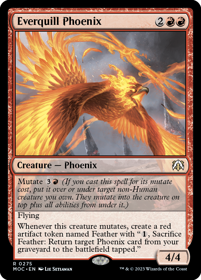 Everquill Phoenix [March of the Machine Commander] | Anubis Games and Hobby