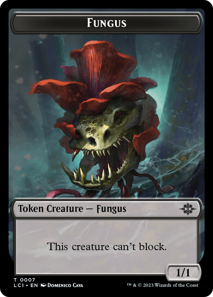 Copy // Fungus Double-Sided Token [The Lost Caverns of Ixalan Tokens] | Anubis Games and Hobby