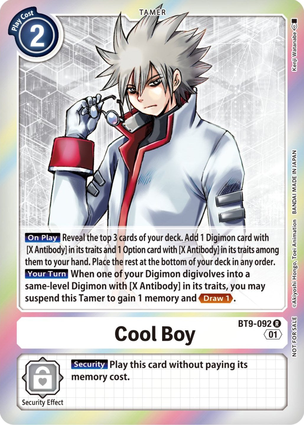 Cool Boy [BT9-092] (Event Pack 4) [X Record Promos] | Anubis Games and Hobby