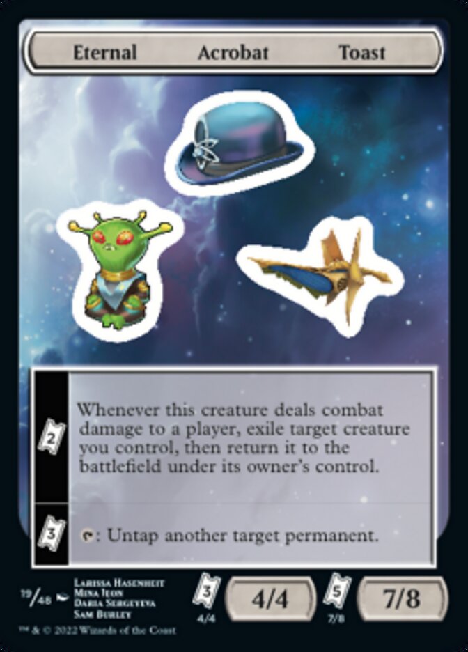 Eternal Acrobat Toast [Unfinity Stickers] | Anubis Games and Hobby