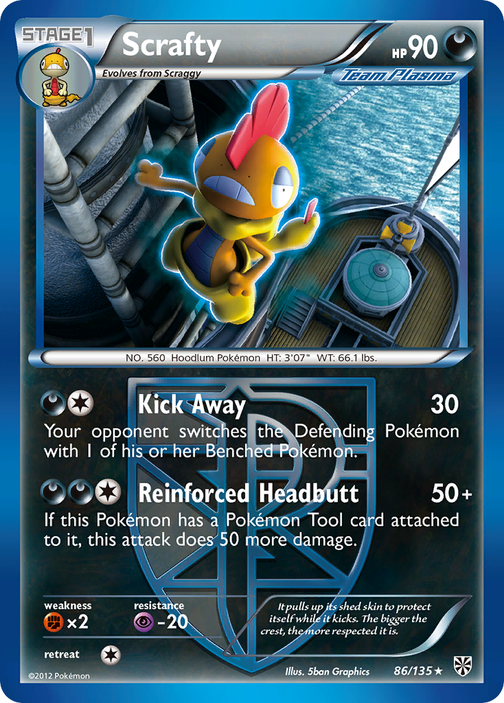 Scrafty (86/135) [Black & White: Plasma Storm] | Anubis Games and Hobby