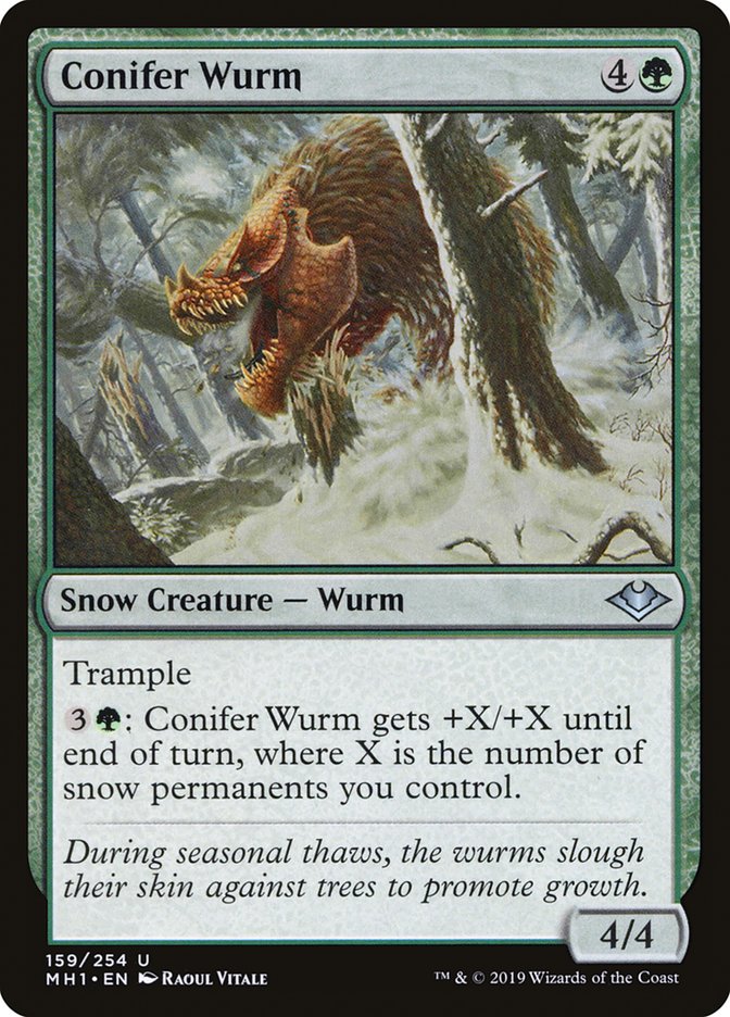 Conifer Wurm [Modern Horizons] | Anubis Games and Hobby