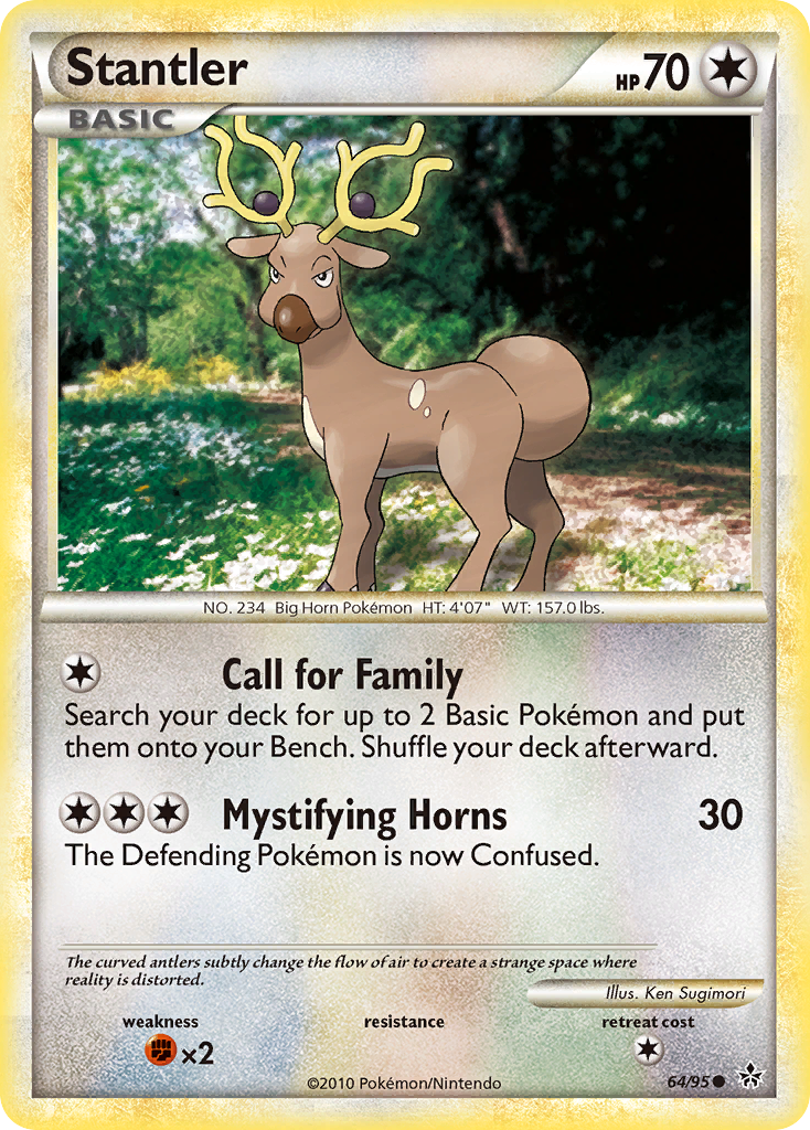 Stantler (64/95) [HeartGold & SoulSilver: Unleashed] | Anubis Games and Hobby