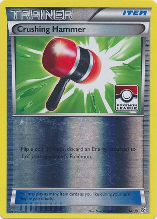 Crushing Hammer (34/39) (League Promo) [XY: Kalos Starter Set] | Anubis Games and Hobby