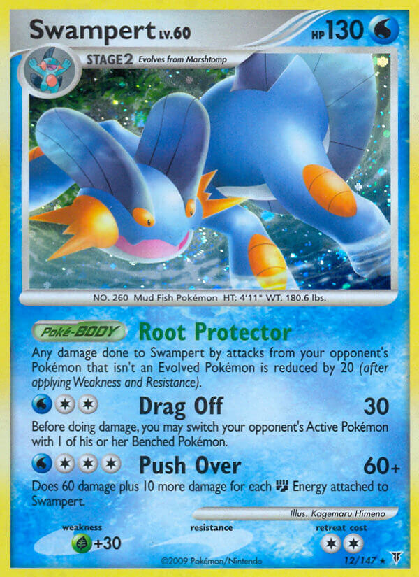 Swampert (12/147) (Theme Deck Exclusive) [Platinum: Supreme Victors] | Anubis Games and Hobby