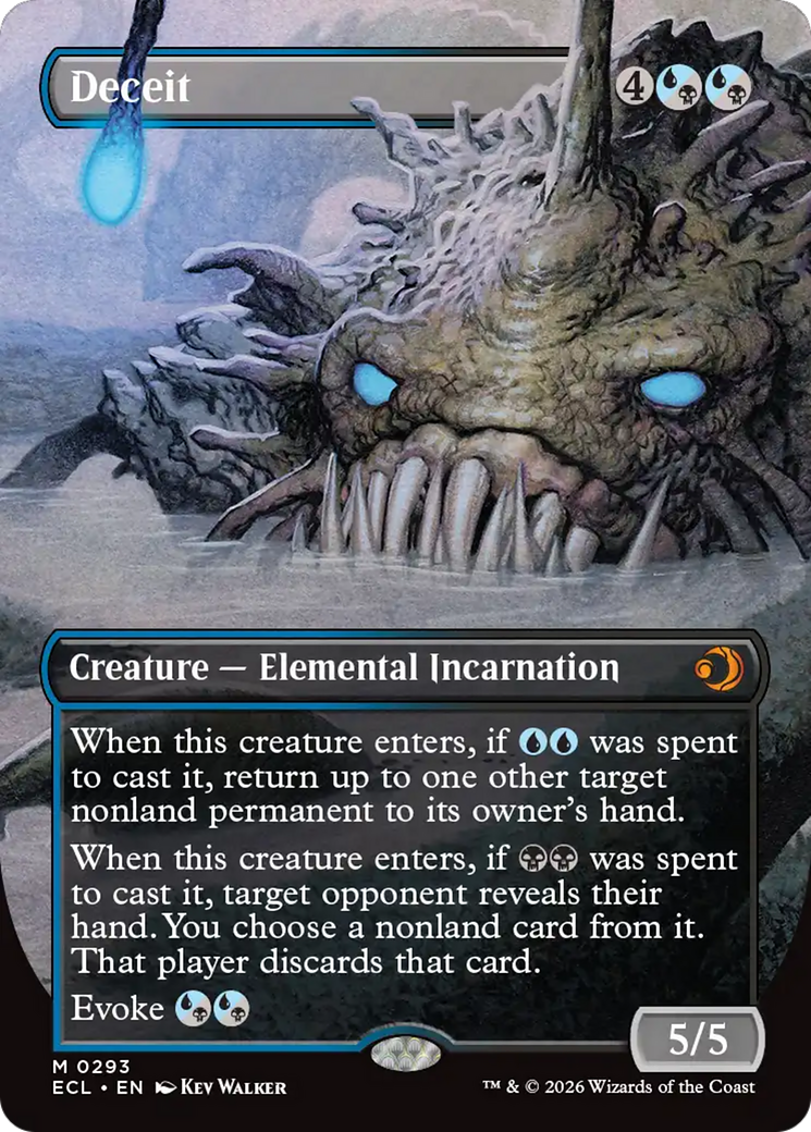 Deceit (Borderless) [Lorwyn Eclipsed] | Anubis Games and Hobby