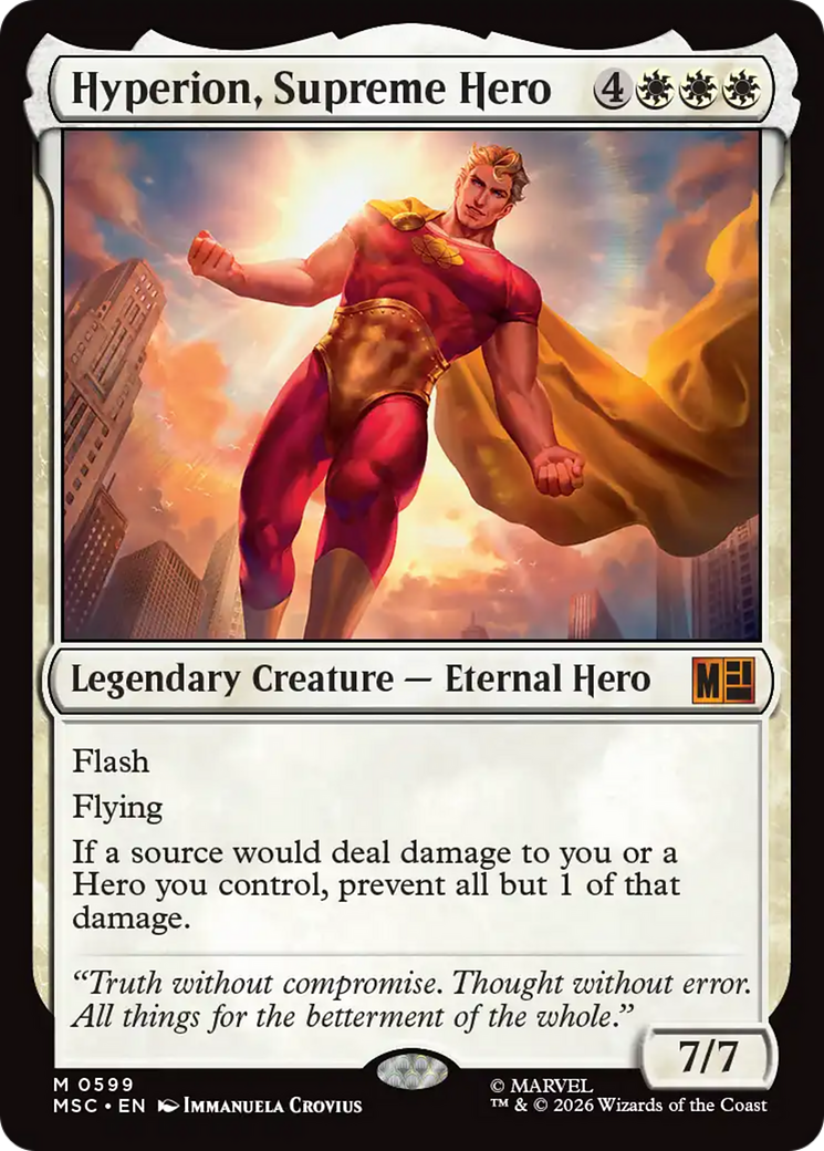 Hyperion, Supreme Hero [Marvel Super Heroes Commander] | Anubis Games and Hobby