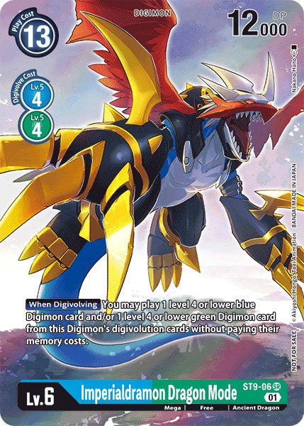 Imperialdramon Dragon Mode [ST9-06] (Alternative Art - Box Topper) [Digital Hazard] | Anubis Games and Hobby