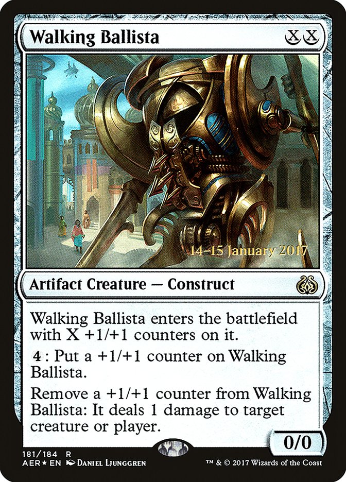 Walking Ballista [Aether Revolt Prerelease Promos] | Anubis Games and Hobby