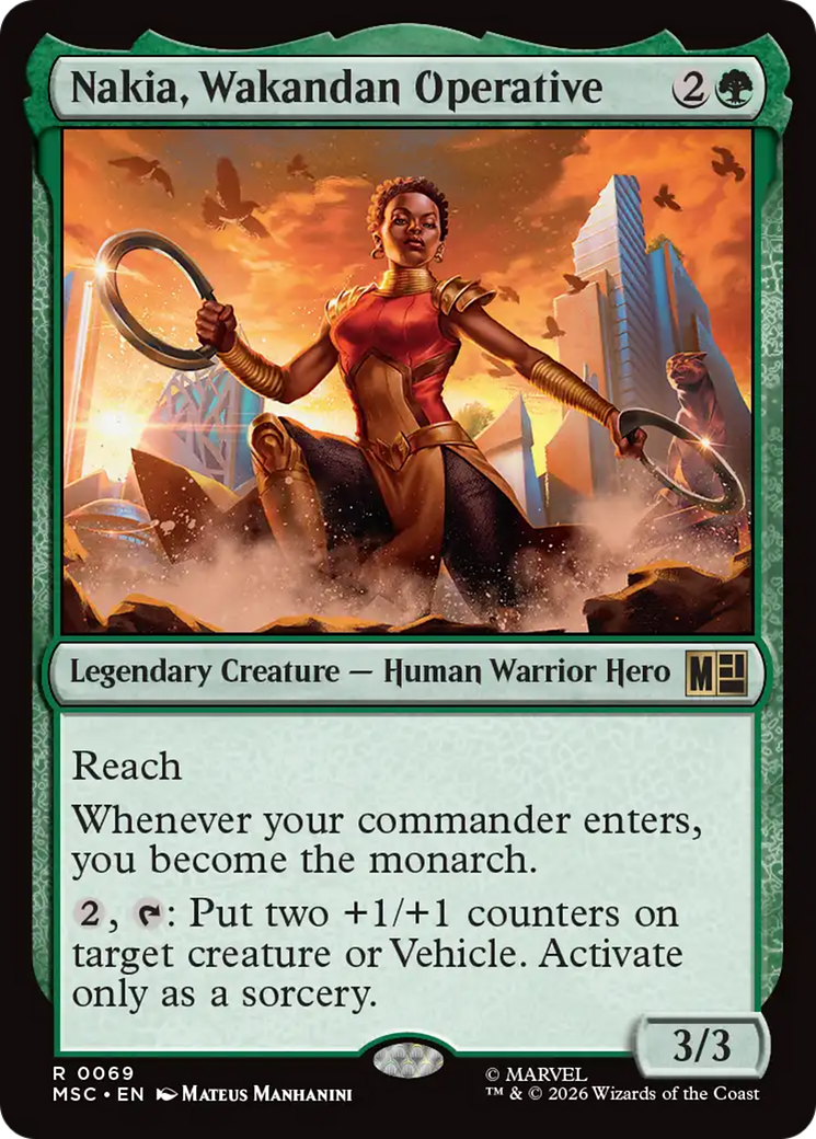 Nakia, Wakandan Operative (Surge Foil) [Marvel Super Heroes Commander] | Anubis Games and Hobby