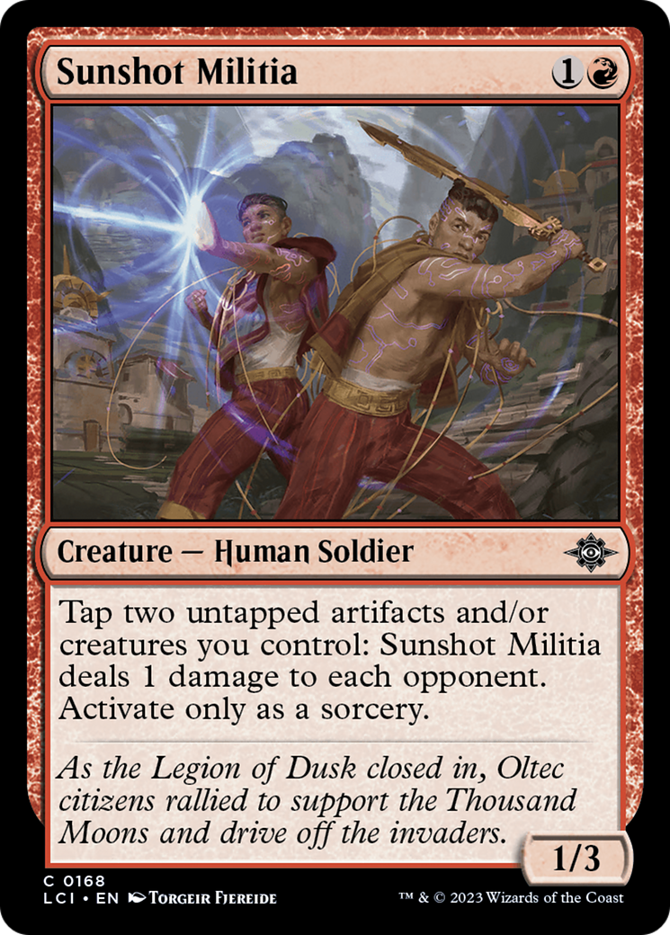 Sunshot Militia [The Lost Caverns of Ixalan] | Anubis Games and Hobby