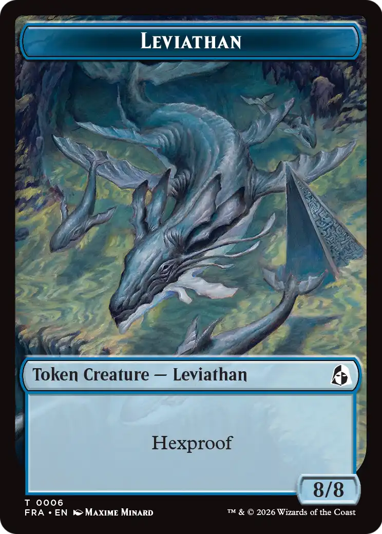 Leviathan // Beast Double-Sided Token [Reality Fracture Tokens] | Anubis Games and Hobby