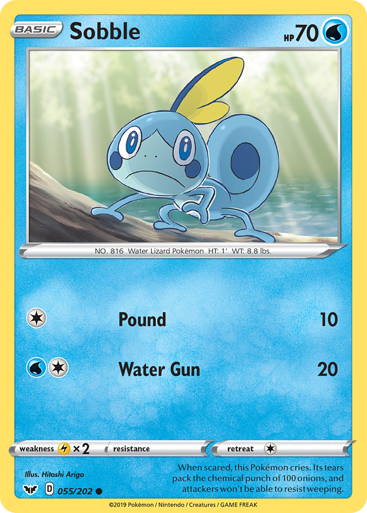 Sobble (055/202) [Sword & Shield: Base Set] | Anubis Games and Hobby
