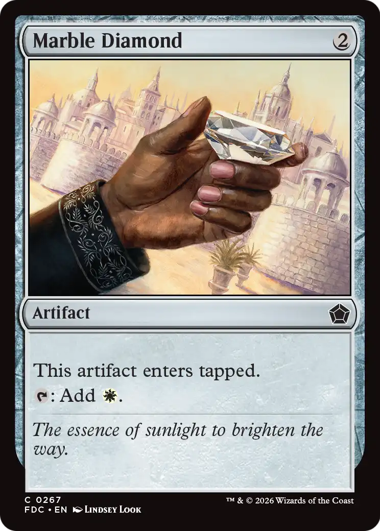 Marble Diamond [Foundations Commander] | Anubis Games and Hobby