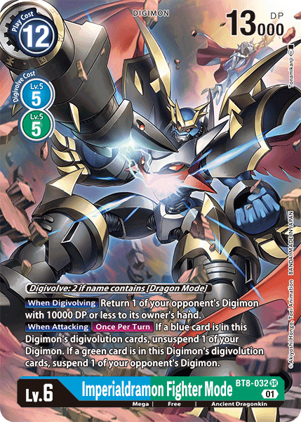 Imperialdramon Fighter Mode [BT8-032] (Alternate Art) [New Awakening] | Anubis Games and Hobby