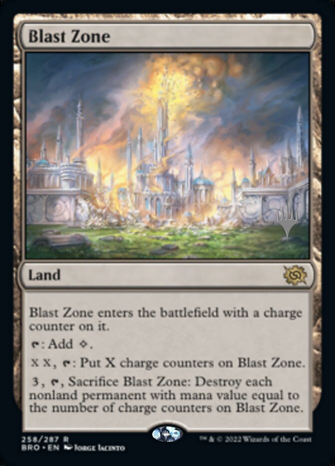 Blast Zone (Promo Pack) [The Brothers' War Promos] | Anubis Games and Hobby