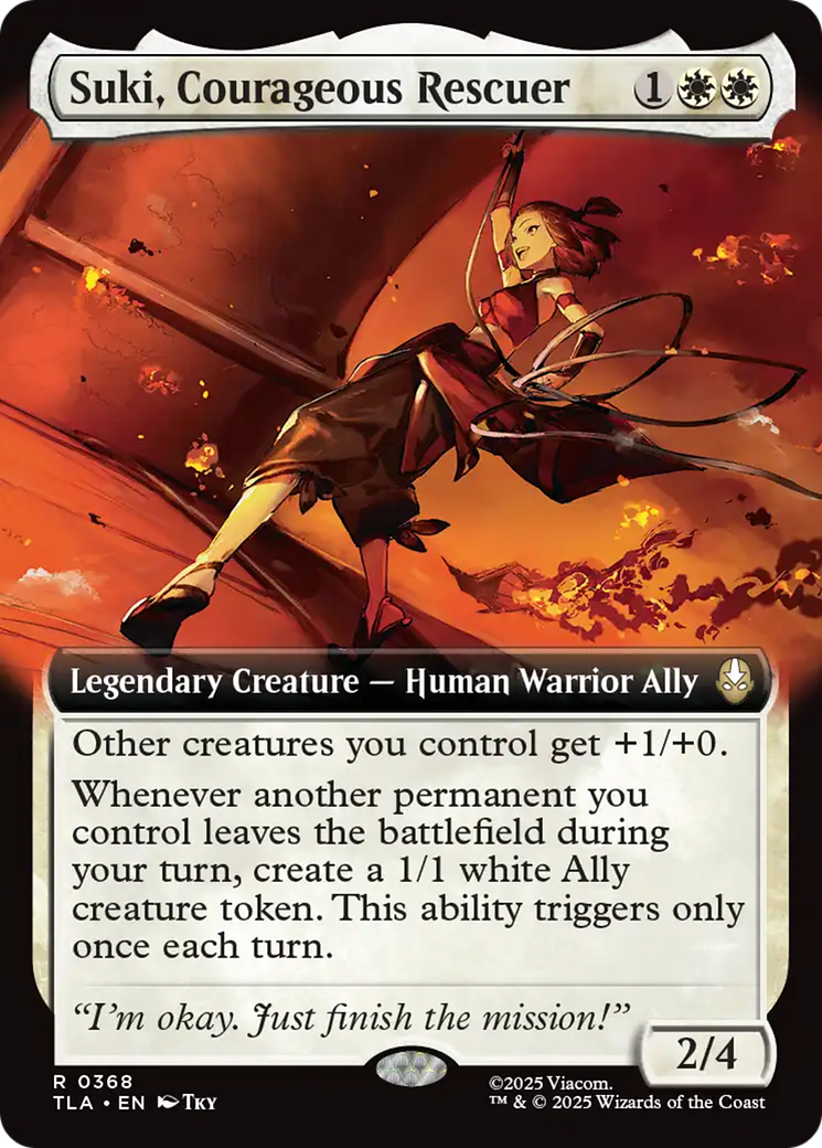 Suki, Courageous Rescuer (Extended Art) [Avatar: The Last Airbender] | Anubis Games and Hobby