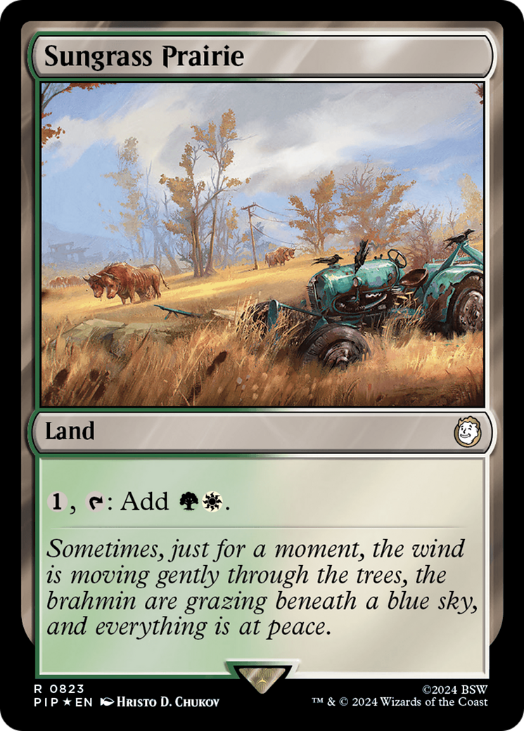 Sungrass Prairie (Surge Foil) [Fallout] | Anubis Games and Hobby