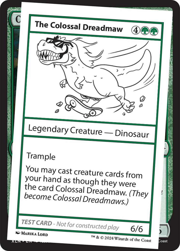 The Colossal Dreadmaw [Mystery Booster 2 Playtest Cards] | Anubis Games and Hobby