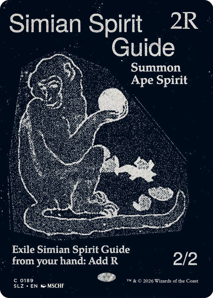Simian Spirit Guide (0189) [Secret Lair x MSCHF: The Zeta Set] | Anubis Games and Hobby